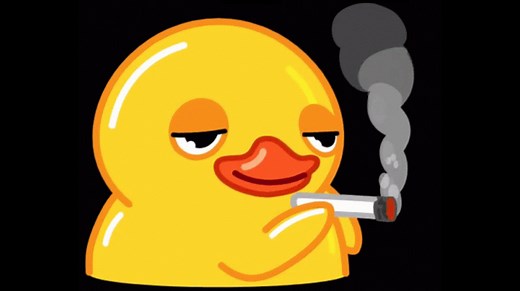 Duck Smoking GIF | Know Your Meme