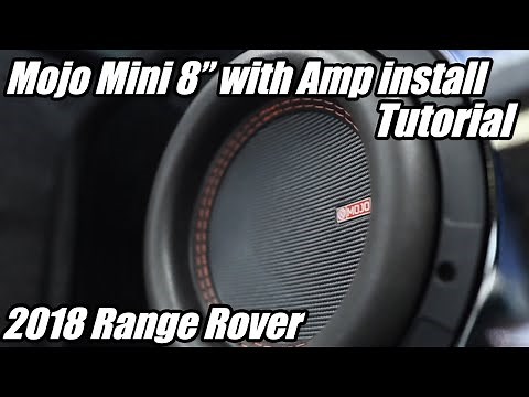 2018 Range Rover Sport Subwoofer Install Memphis Mini Mojo 8” (Tutorial)