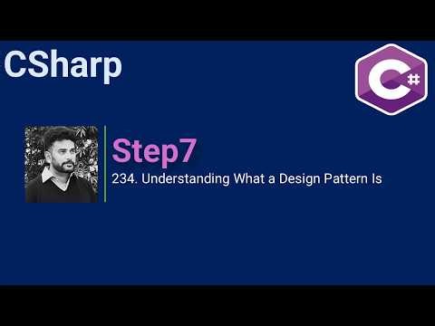 234. Understanding What a Design Pattern Is