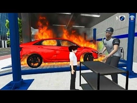 Car Fire Emergency Repair = Realistic Garage Android Gameplay || GaMiNg WiTh CaR
