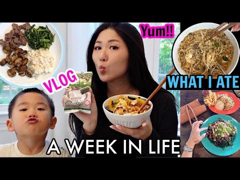 A WEEK IN LIFE 🥘 MY FAVORITE KOREAN FOODS | LUNCH DATE, Trader J Haul, BABY SHOWER, MOMMY LIFE VLOG