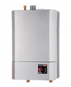 Utica UBSSC-150 NG Natural Gas 95% 30-150 MBH Wall Mount Modulating Condensing Boiler