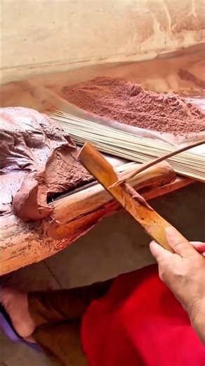 Easy manual method of making Agarbatti