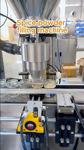 Spice Powder Filling Machine | Automatic Seasoning Powder Filling Machine for Bottles, Jars #factory