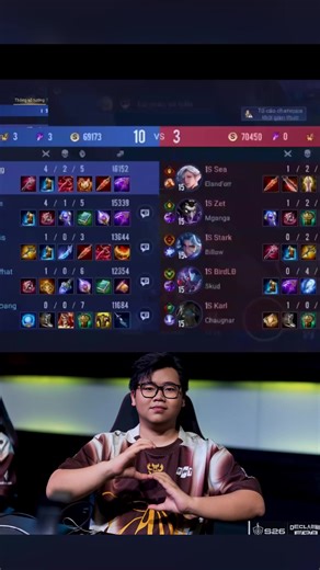 GAM vs 1S: Trận đấu 43 phút Liên Quân Mobile