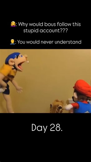 Jeffy New Crib Daily! on Instagram: "Day 28. They would never understand… #Jeffy #JeffyThePuppet #SML #SuperMarioLogan #comedyreels #sml #supermariologan #jeffycontent #jeffytime #jeffymemes"