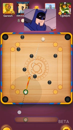 last shot was mind blowing 🤯🤯 #fair gameplay #danger #carrom pool