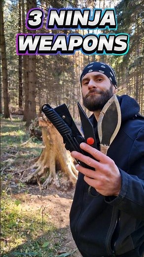 3 NINJA Throwing Weapons