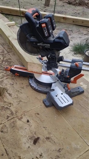 Time to Bevel Up! Take your project to the next level with our Cordless R255SMS-DB-Li Dual Bevel Sliding Miter Saw. Delivers accurate dual bevel cutting with /- 48-degree bevel and /-50-degree miter capability. https://store.evolutionpowertools.com/products/evolution-cordless-r255sms-db-li-255mm-40v-double-bevel-sliding-miter-saw-inc-multi-material-blade @woodshed_design