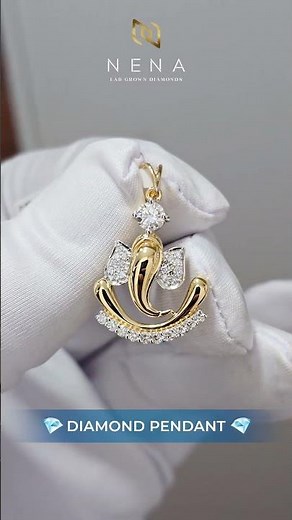 Elegant Diamond Pendant Designs in Gold | Lab-Grown Diamonds | Nena Jewels