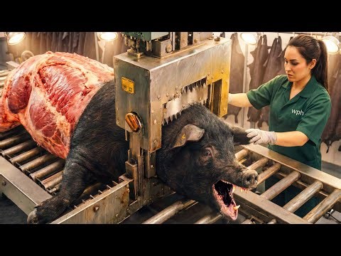 Amazing Pig Leather Factory Process | Million-Dollar Leather Products