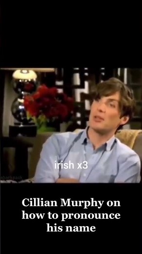 How To Pronounce Cillian Murphy's Name #CillianMurphy #Oppenheimer #howto #explainer