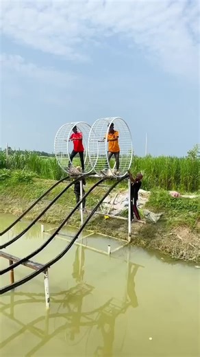 intense roller coaster on water! who has the ultimate balance? #tiktok#game#Challenge#experiment #tiktokviralvideo