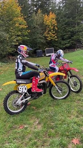 Vintage Dirt Bikes: Fun with 1980 YZ125 and 1979 CR125