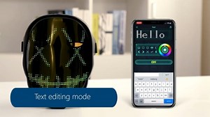 Watch Led Mask With Bluetooth Programmable Good for Costume on Amazon Live