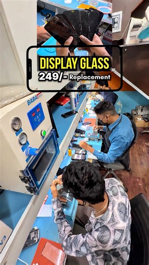 Mobile Display Glass Replacement at 249! First time in Bengaluru 📲 📍: S A MOBILE CARE, 41/1, 1st Cross, OTC Road, Near Sharada Cinemas, Halsurpete, Nagartapete, Bengaluru ☎️: 9606065667 / 9686245855 They provide free pickup & drop, doorstep service. All Android phones, iPhones, iWatch, iPads, MacBook servicing and display replacement done here. This store also has iPhone XR to 17 Pro body converters. Latest laser technology is used in this store. Mobile Phone Display Replacement, Android Phone