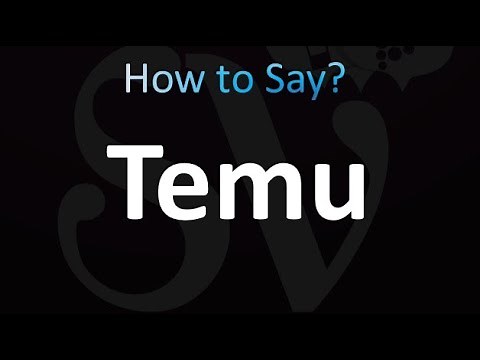 How to Pronounce Temu (correctly!)