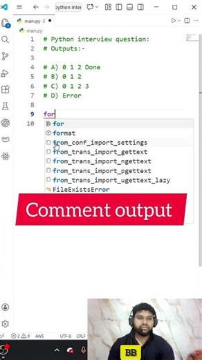 python interview questions for beginners ll learn python programming concepts with me #coding