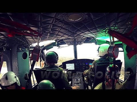 Police Helicopter Loss of Tail Rotor Effectiveness & Collision With Terrain (HD)