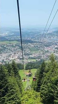 🏔️ MOUNT PILATUS: 🚠 Cable Car to the Clouds, 🎢 World's Steepest Train Down! [4K] #shorts