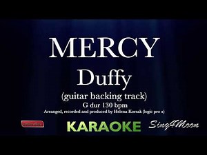 Mercy karaoke (guitar instrumental) Duffy