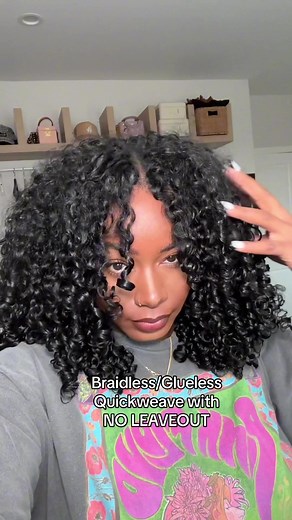 Braidless and Glueless Quick Weave with No Leave Out Tutorial