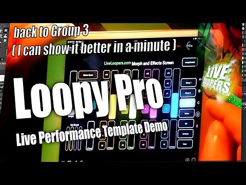 New Loopy Pro Template Demo - Ultimate Live Looping Performance Tool