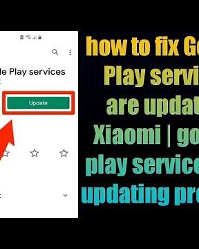 how to fix Google Play services are updating Xiaomi | google play services not updating problem