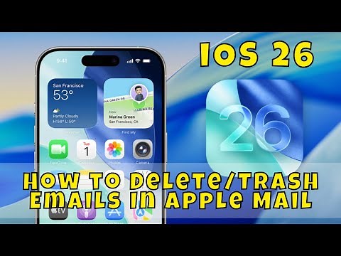 How to Delete/Trash Emails In Apple Mail iOS 26