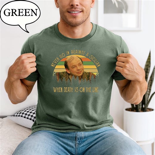 The Princess Bride Shirt, Vizzini Never Go in Against a Sicilian Vintage T-shirt, Movies Quote Unisex T-shirt - Etsy