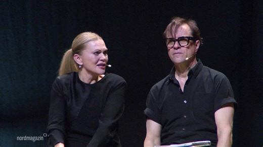 Jan Josef Liefers und Anna Loos in der Rostocker Stadthalle