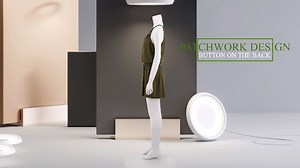 Watch The video of Lace Patchwork Halter Neck Short Romper on Amazon Live