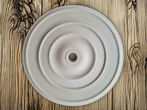 Modern Plaster Ceiling Rosette (65 Cm): Customizable Light Fixture Decor - Etsy UK