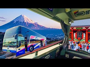 Japan Double Decker Highway Bus 😁🚌 Osaka to Tokyo 8 hours