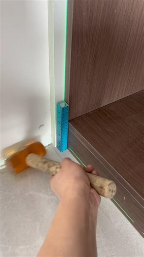 Cabinet Edge Trim Installation | Clean Wooden Finish