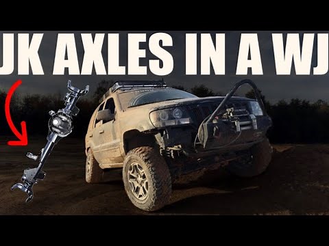 JK axles in a Jeep WJ AXLE SWAP!