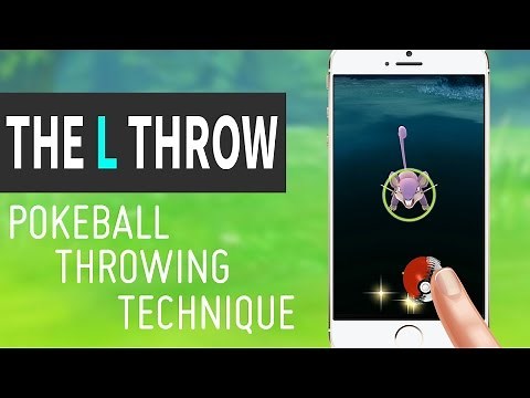 Tips for throwing Pokeballs in Pokémon GO - "The L Throw"