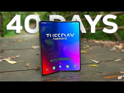 40 Days With the Galaxy Z Fold 5... Z Fold 5 HONEST Review