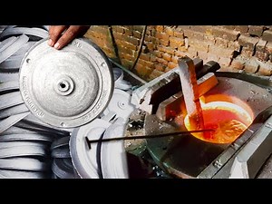 Amazing Spin Die Casting of Aluminium Ceiling Fan Body Plate on industrial level - Skill Spotter