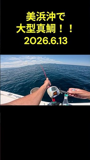 完全フカセ釣りで大型真鯛！ 2026.6.13 short01 ～若狭湾 福井県三方郡美浜沖～
