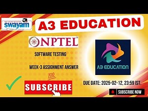 NPTEL Software Testing Week 3 Assignment 3 Answers Solution Quiz | 2025 - Jan
