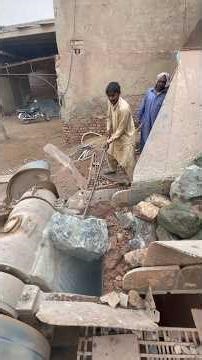 BIG ROCK 🪨 Crusher Machine - FULL Powerfull Process A Giant in Action-Big Rock Crushing