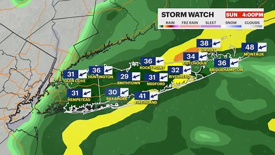 STORM WATCH: Rain, wind, coastal flooding to arrive on Long Island