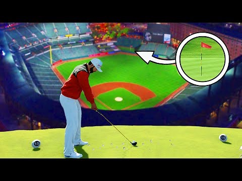 Playing GOLF on a Baseball Field! PGA Tour 2K21