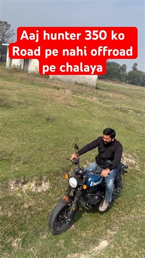 Royal infield ￼ hunter 350 ko se off road experience #shorts #shortsfeed #royalenfield #hunter350 ￼￼