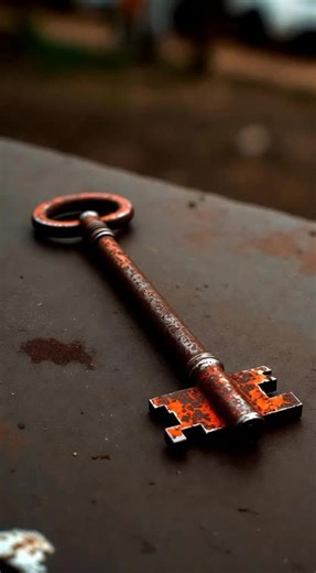 Satisfying ASMR: Cleaning a Rusty Key