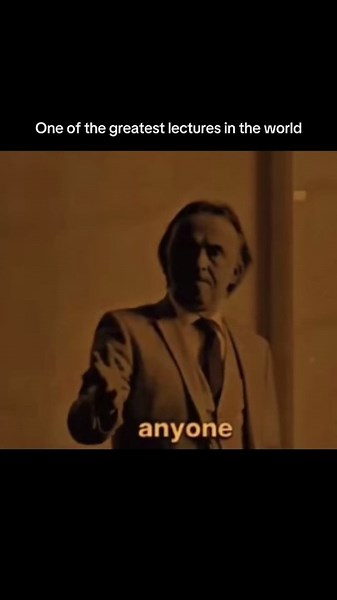 One of the best lectures in the world