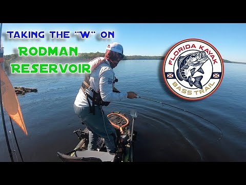 Kayak Bass Fishing Rodman Reservoir - Winning the FKBT Event