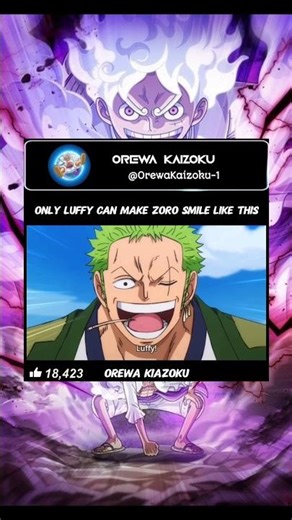 Luffy meets zoro in wano #onepiece #luffy #zoro #aveeplayr #smile