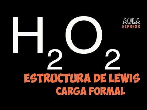 CHEMISTRY Lewis Structure Hydrogen Peroxide H2O2 | Hydrogenated Water | Formal Charge AULAEXPRESS